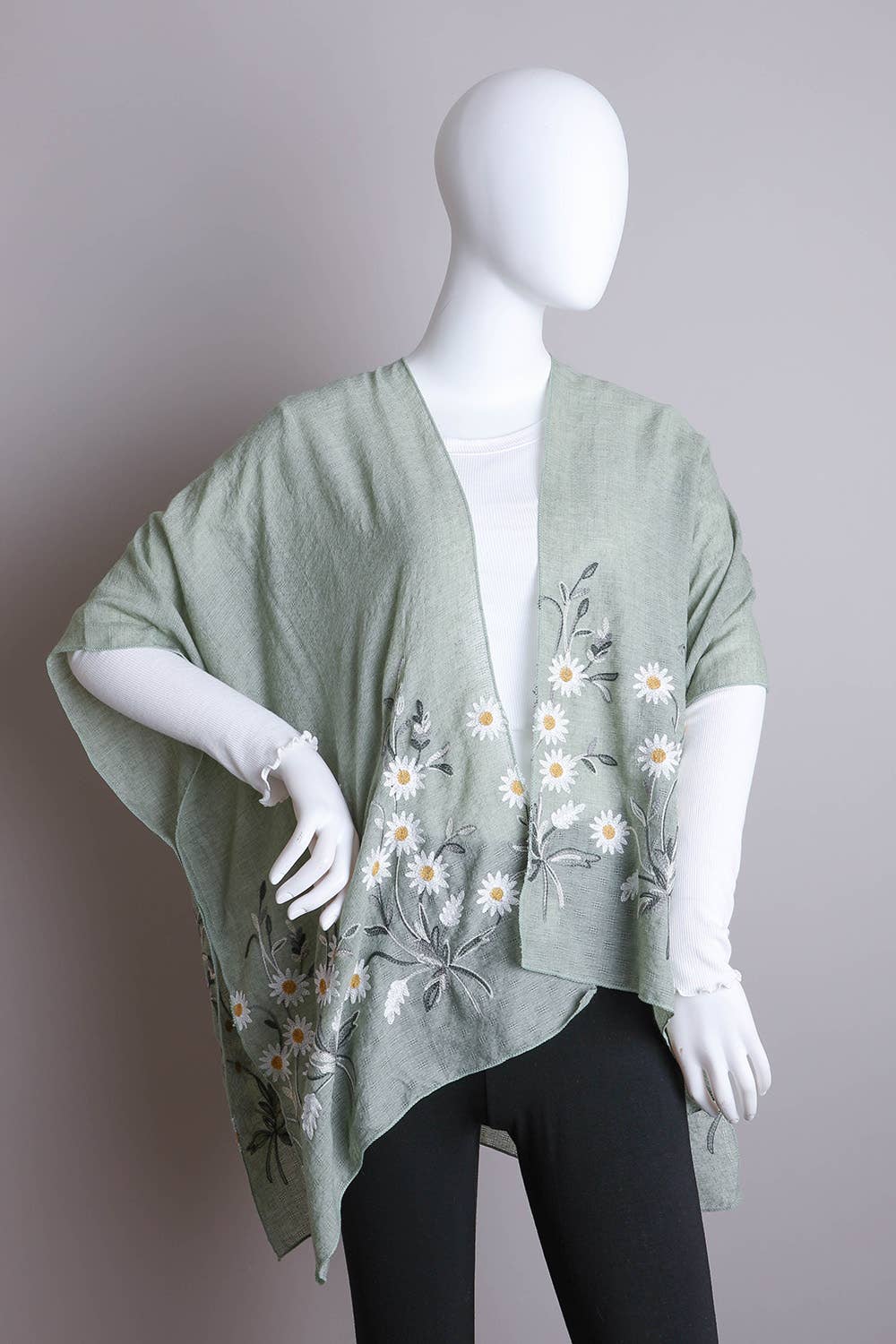 Bestselling Spring Daisy Woven Kimono 🌼