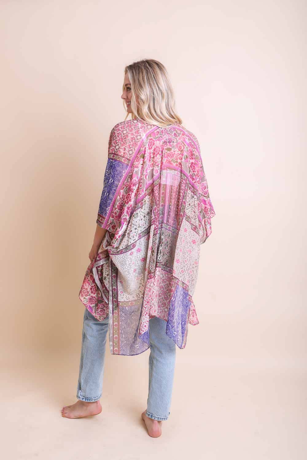 Bohemian Burnout Velvet Kimono 🔥